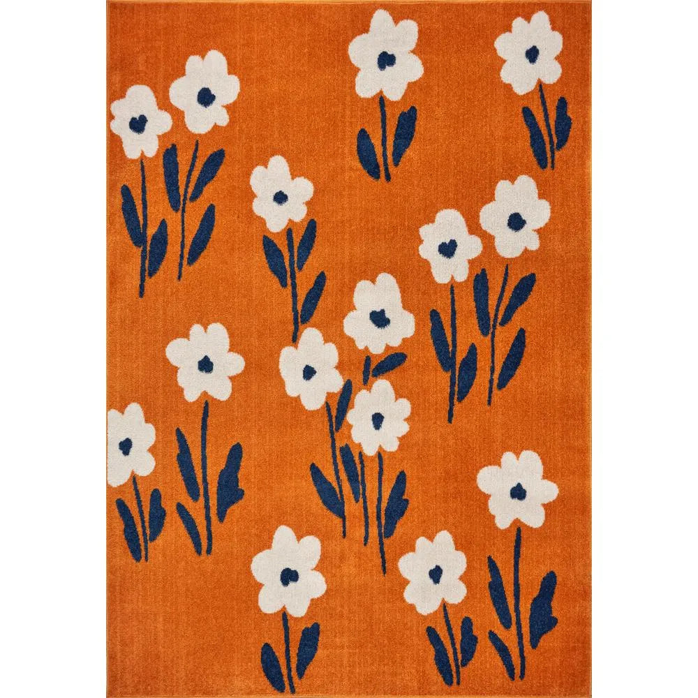 Harmony Lr81682 Orange/Ivory Rug - Baconco