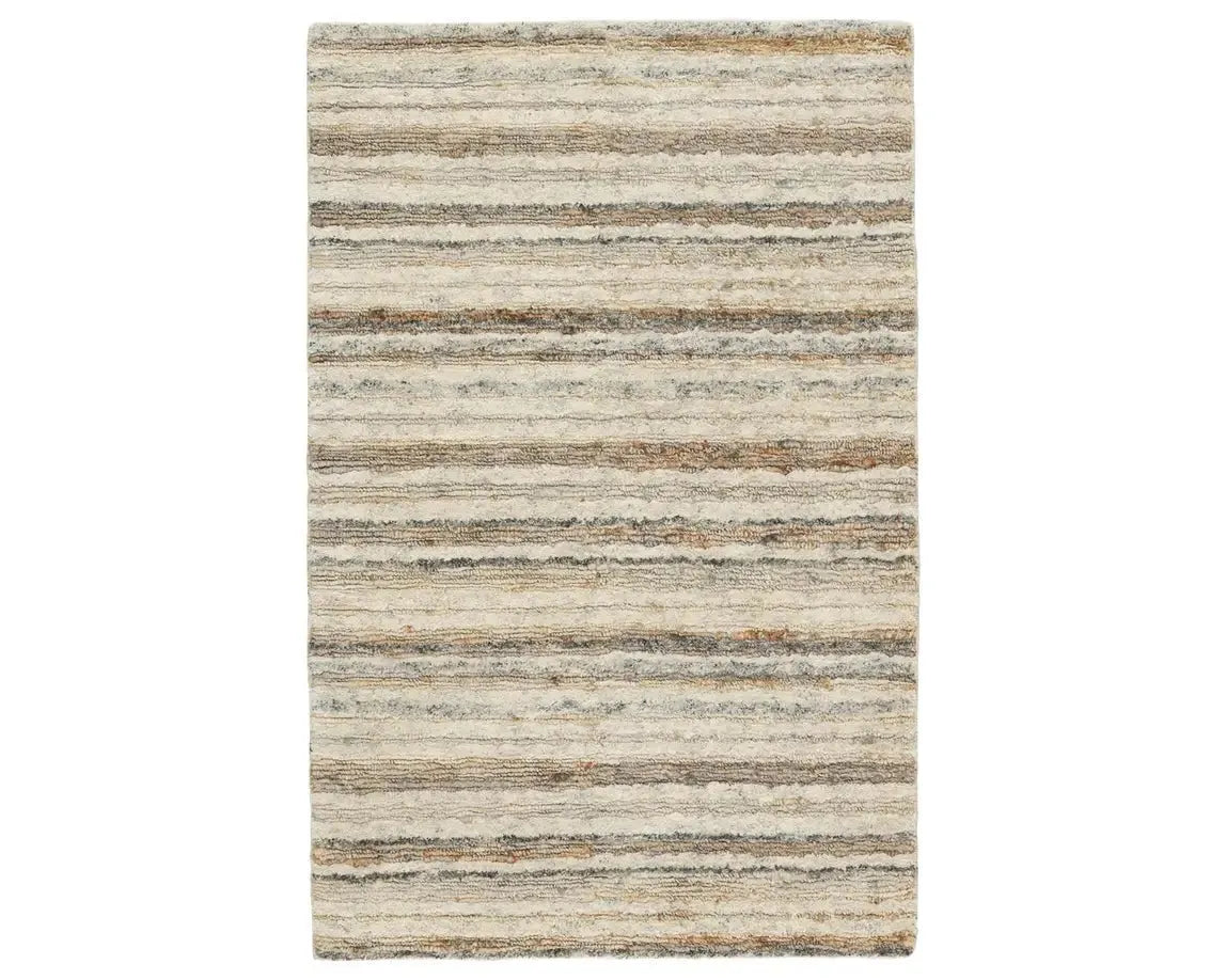 Hatha HAT01 Brown/Cream Rug - Baconco