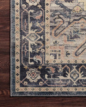 Hathaway Hth-01 Navy/Multi Rug - Baconco