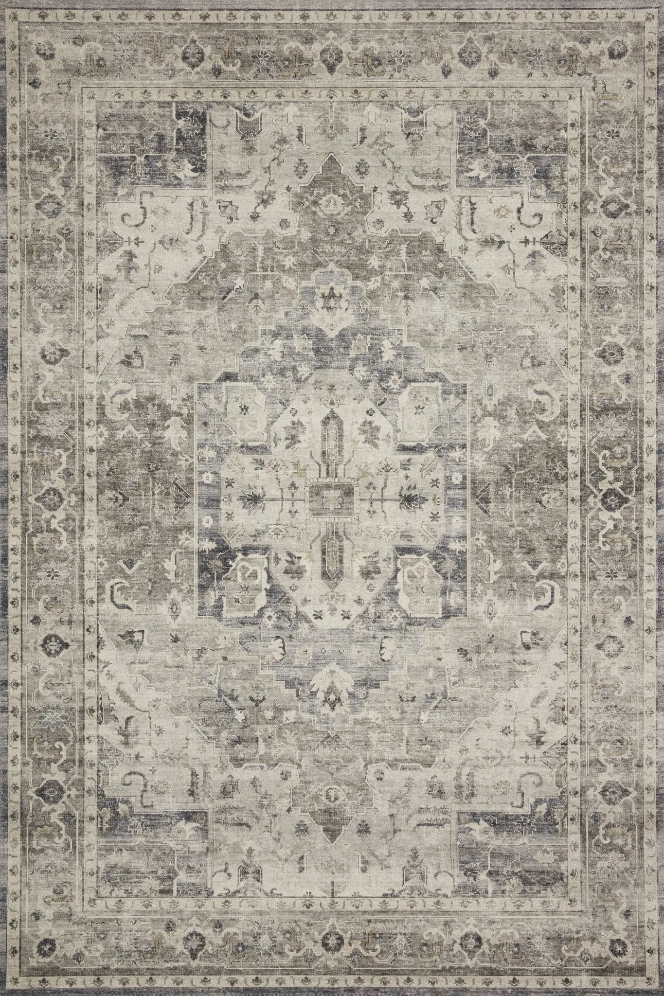 Hathaway Hth-05 Steel/Ivory Rug - Baconco