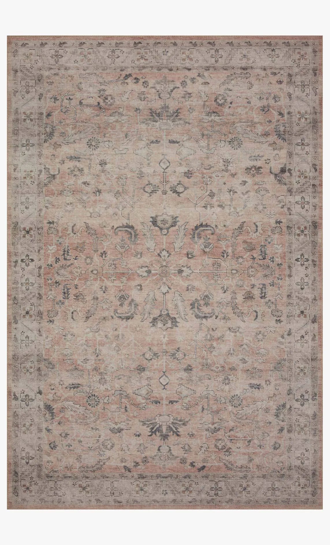 Hathaway Hth-06 Blush/Multi Rug - Baconco