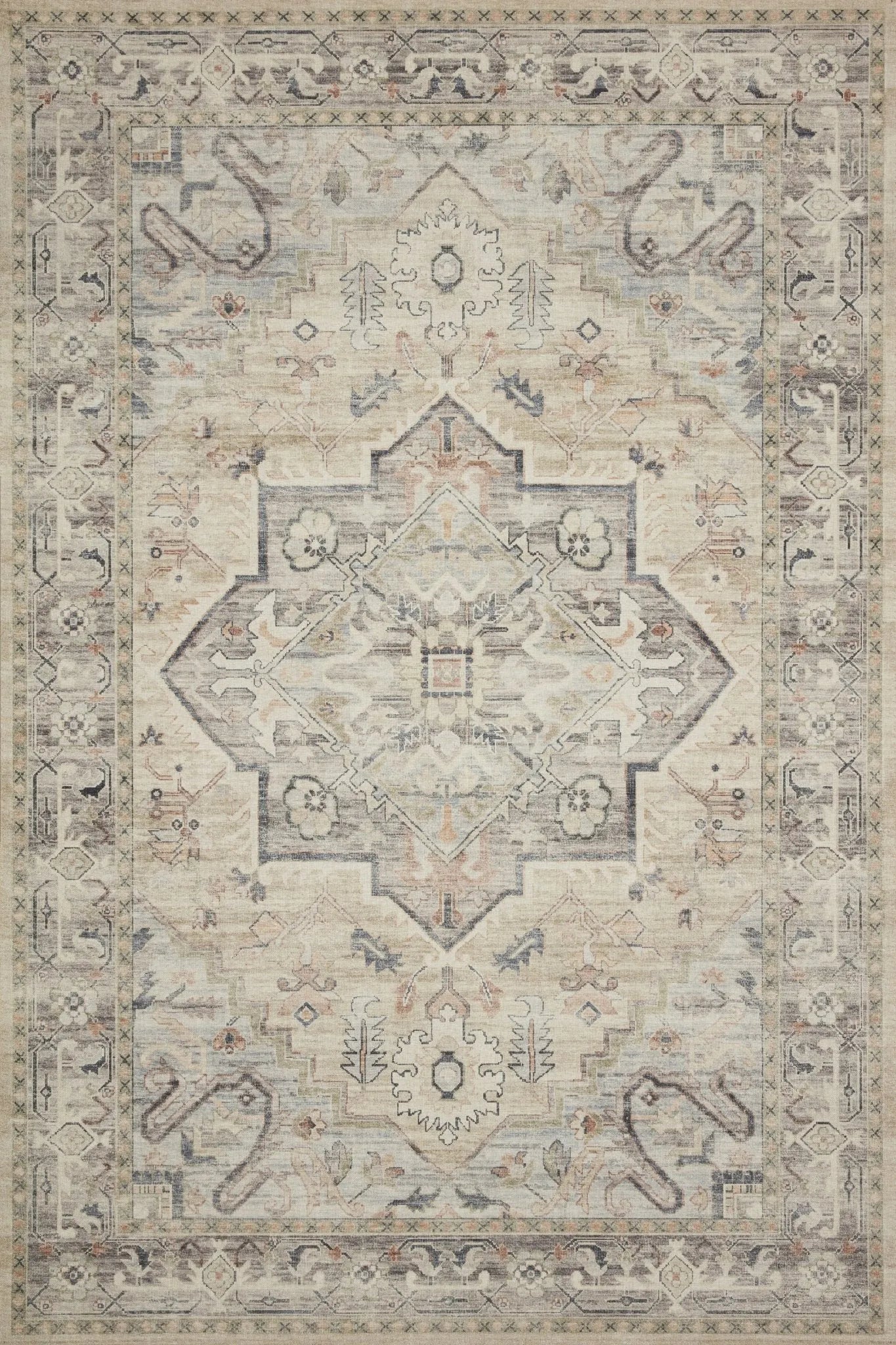 Hathaway Hth-07 Multi/Ivory Rug - Baconco