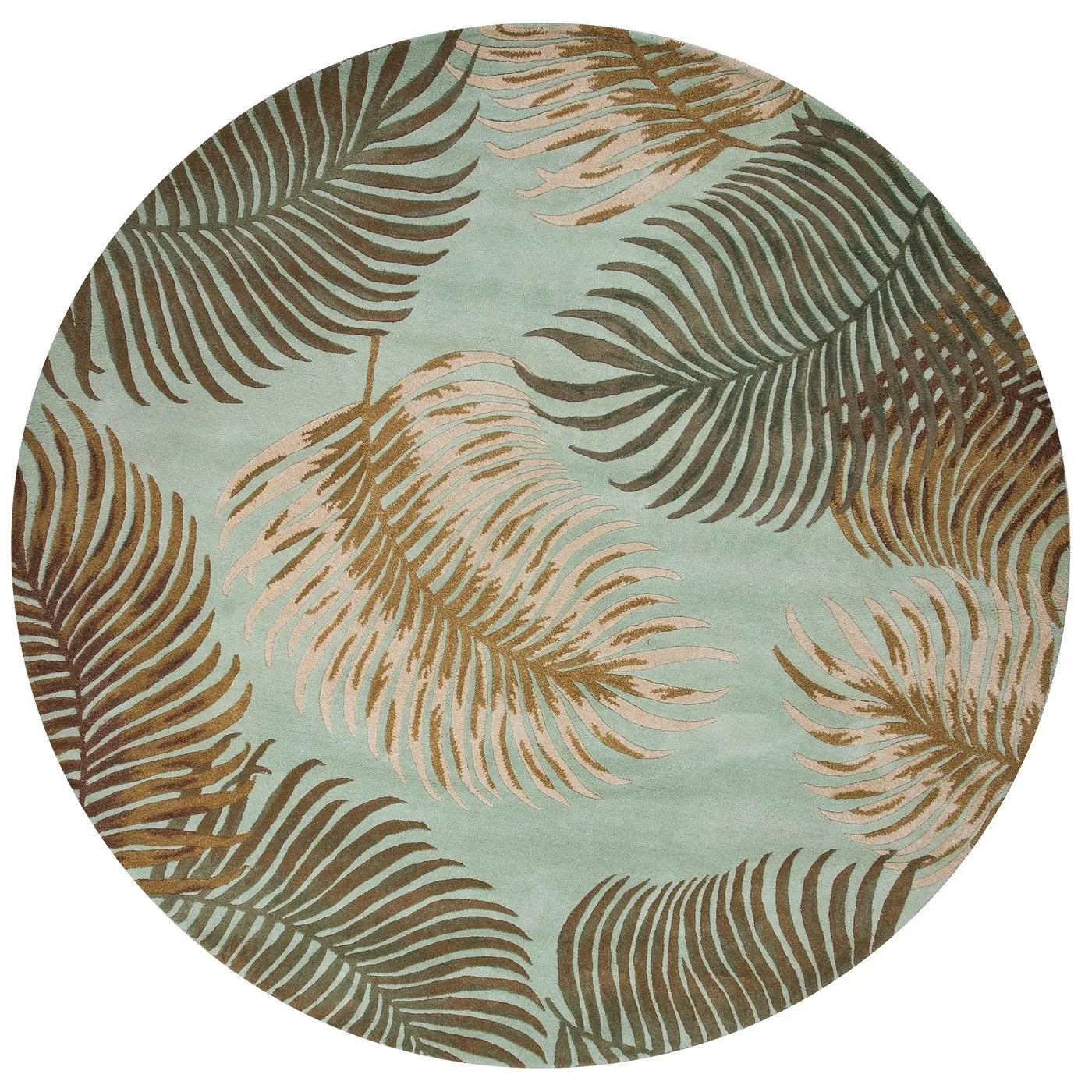 Havana 2612 Fern View Aqua Rug - Baconco