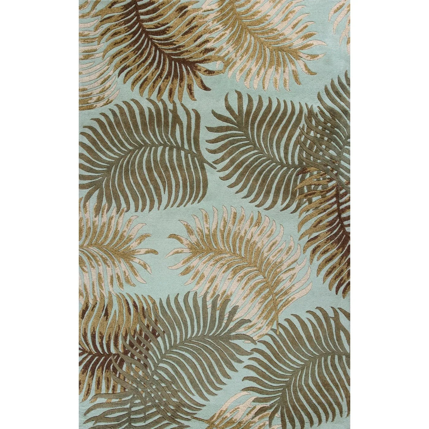 Havana 2612 Fern View Aqua Rug - Baconco