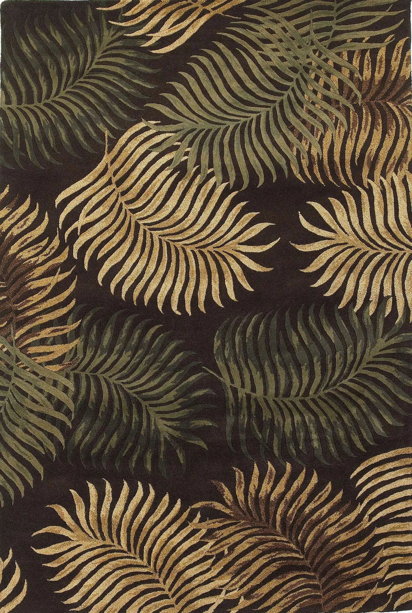 Havana 2617 Fern View Espresso Rug - Baconco