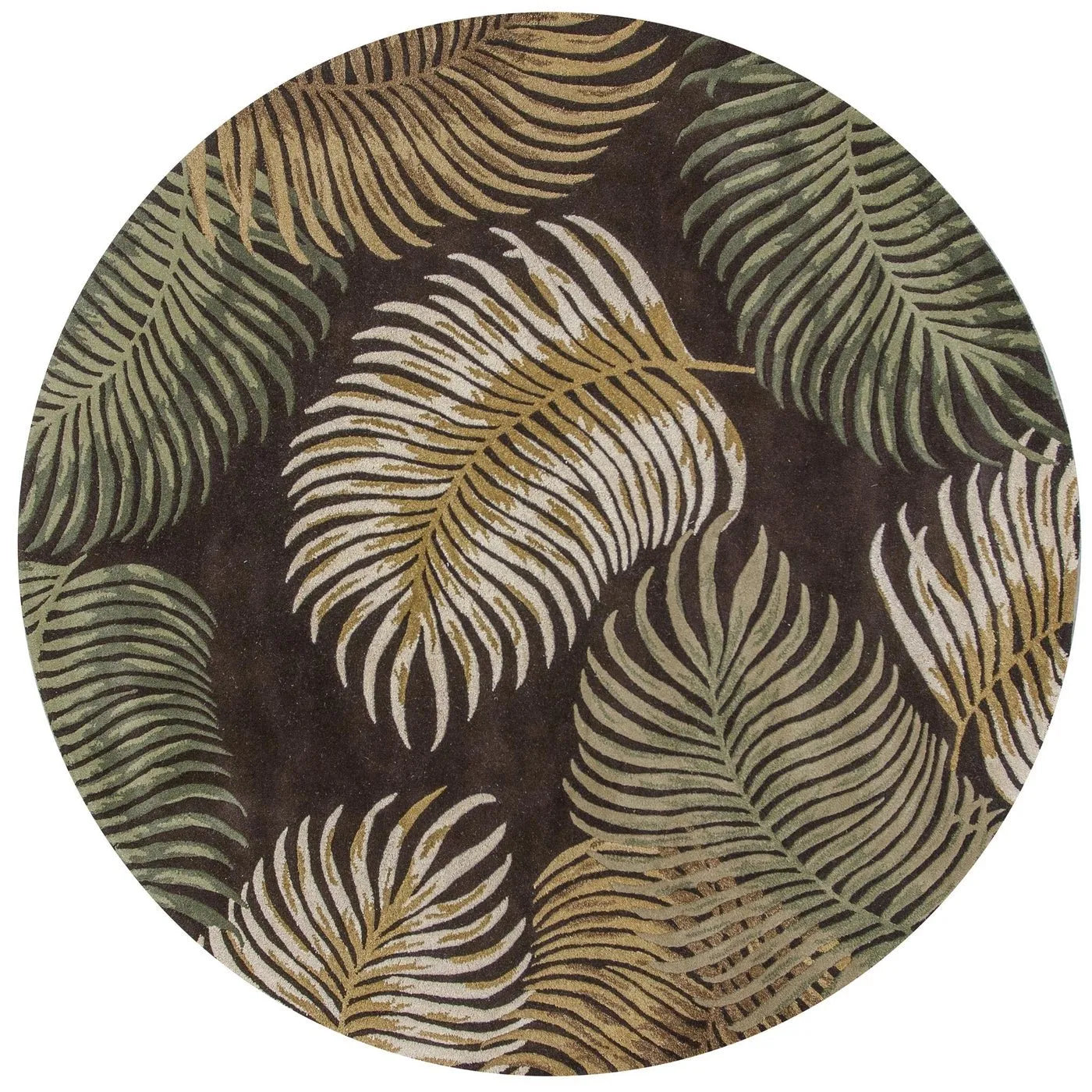 Havana 2617 Fern View Espresso Rug - Baconco