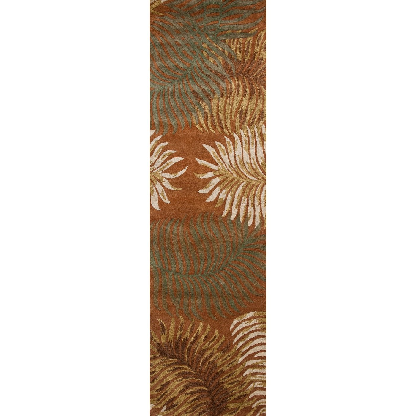 Havana 2623 Fern View Rust Rug - Baconco