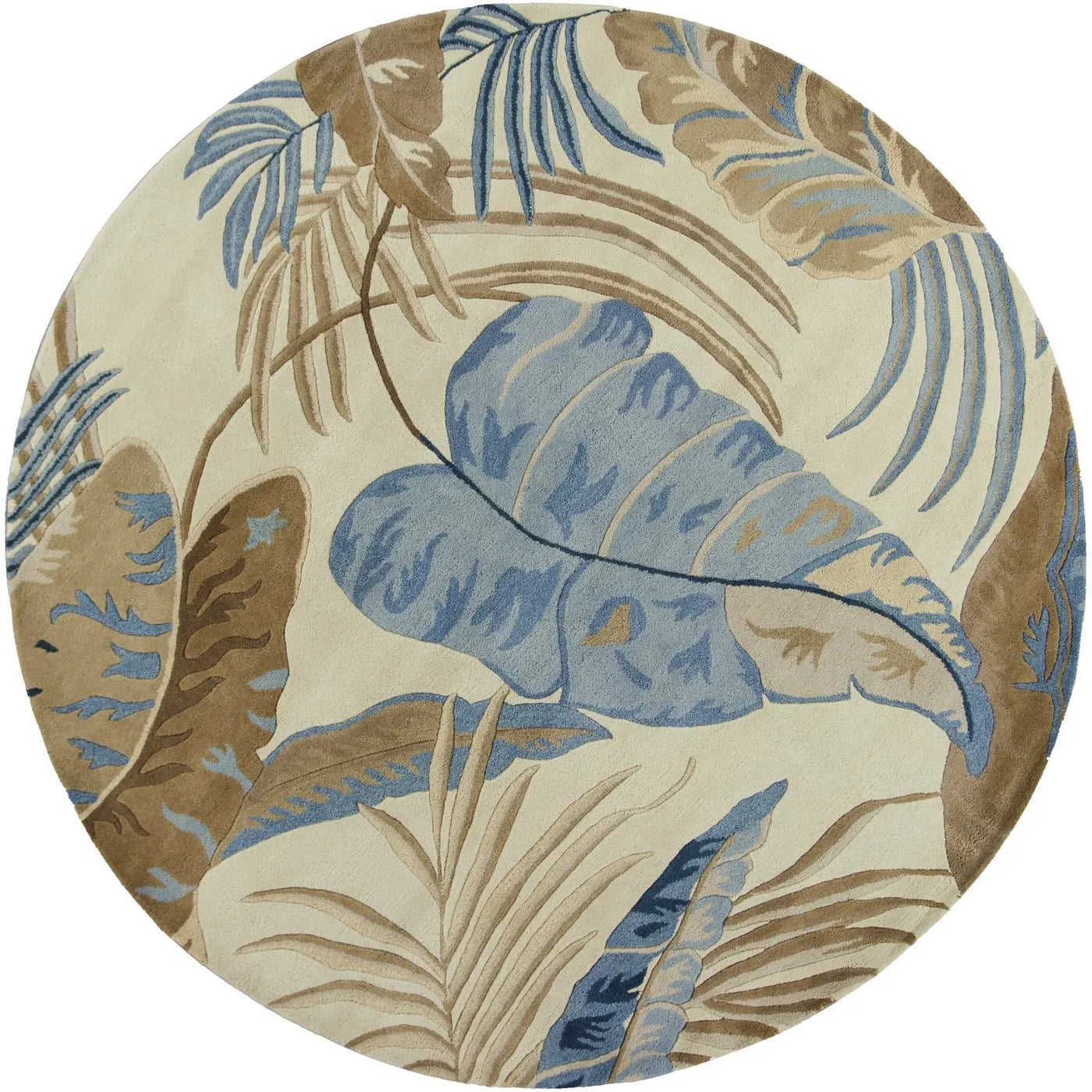 Havana 2624 Rainforest Ivory/Blue Rug - Baconco