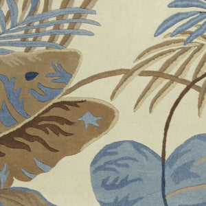 Havana 2624 Rainforest Ivory/Blue Rug - Baconco