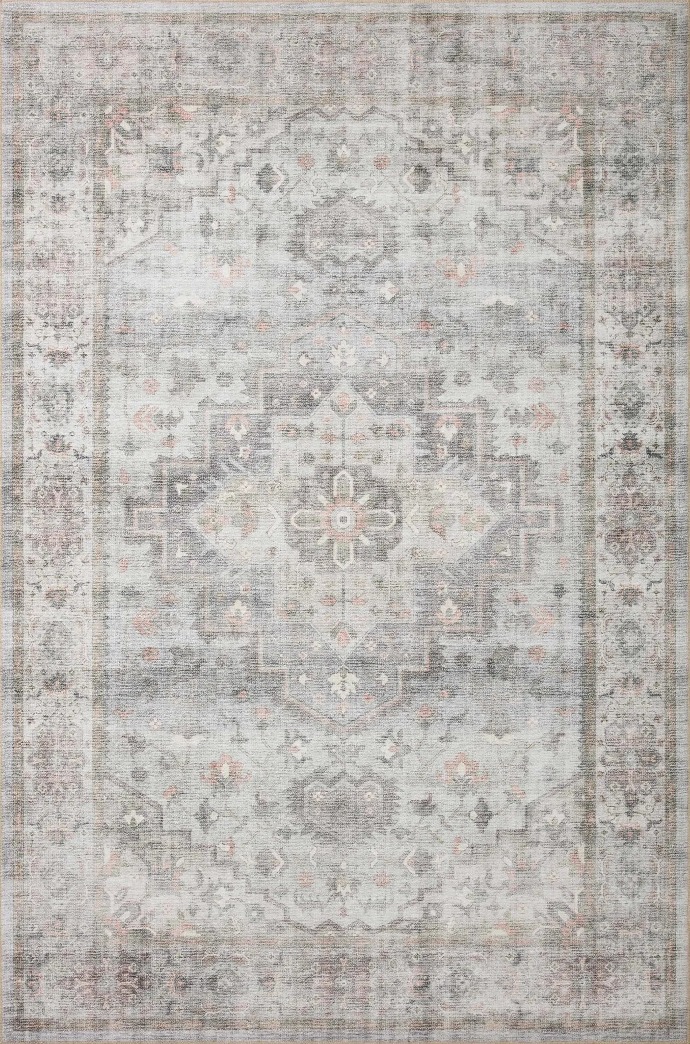 Heidi Hei-02 Dove/Blush Rug - Baconco