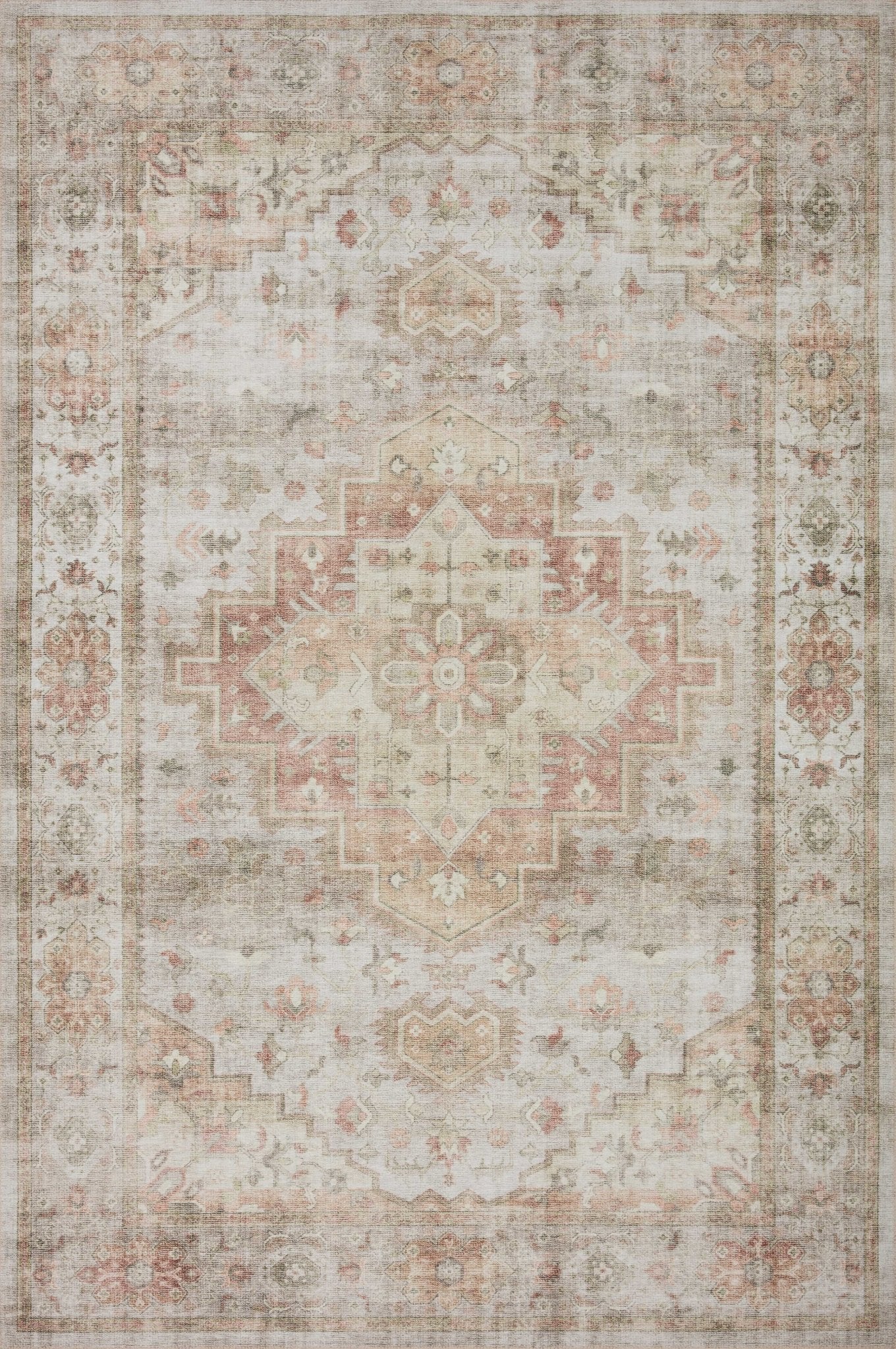 Heidi Hei-02 Sage/Multi Rug - Baconco