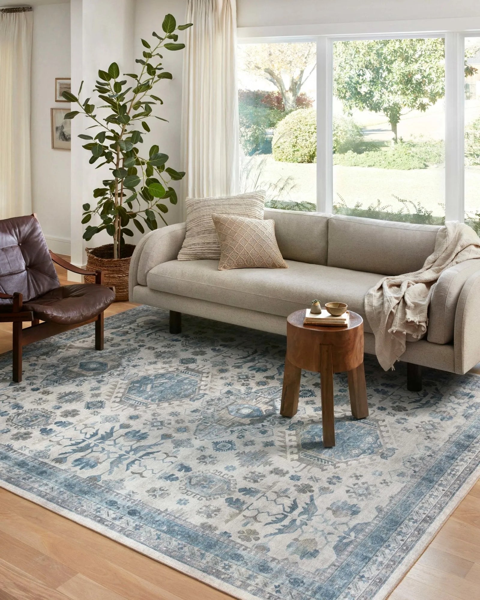 Heidi Hei-04 Ivory/Ocean Rug - Baconco