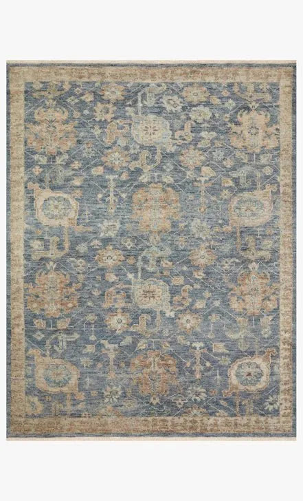 Helena HEL-06 Indigo/Taupe Rug - Baconco