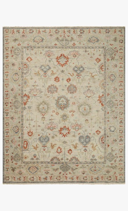 Helena HEL-08 Beige/Rust Rug - Baconco