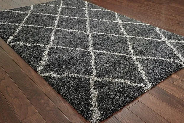 Henderson 90k Charcoal/ Grey Rug - Baconco