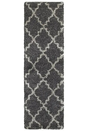 Henderson 92k Charcoal/ Grey Rug - Baconco