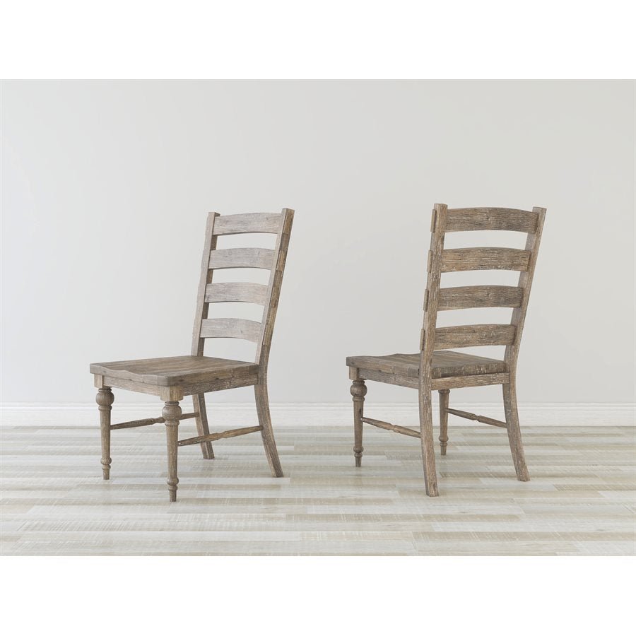 Hiatus Set of 2 Ladderback Dining Chairs - Baconco