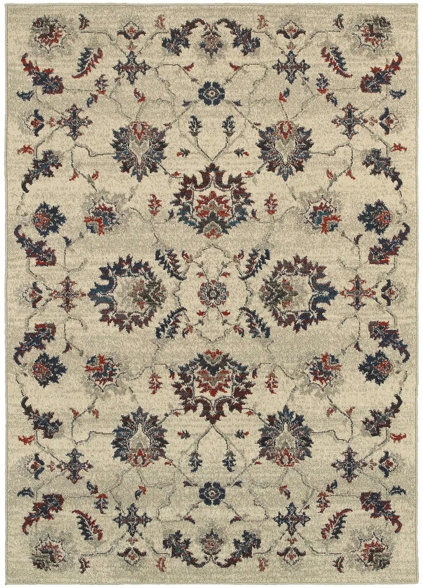 Highlands 6684b Beige/ Multi Rug - Baconco