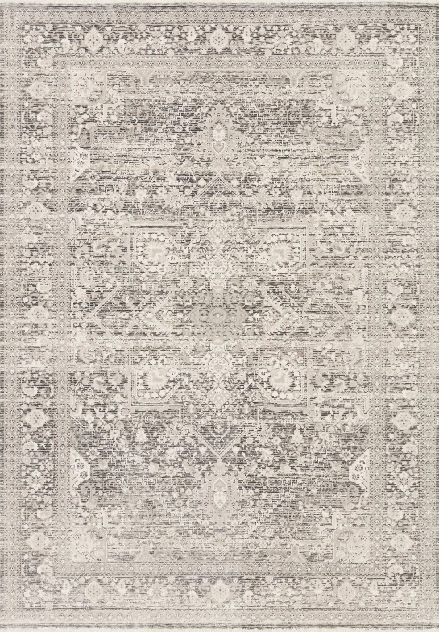 Homage HOM-04 Ivory / Grey Rug - Baconco