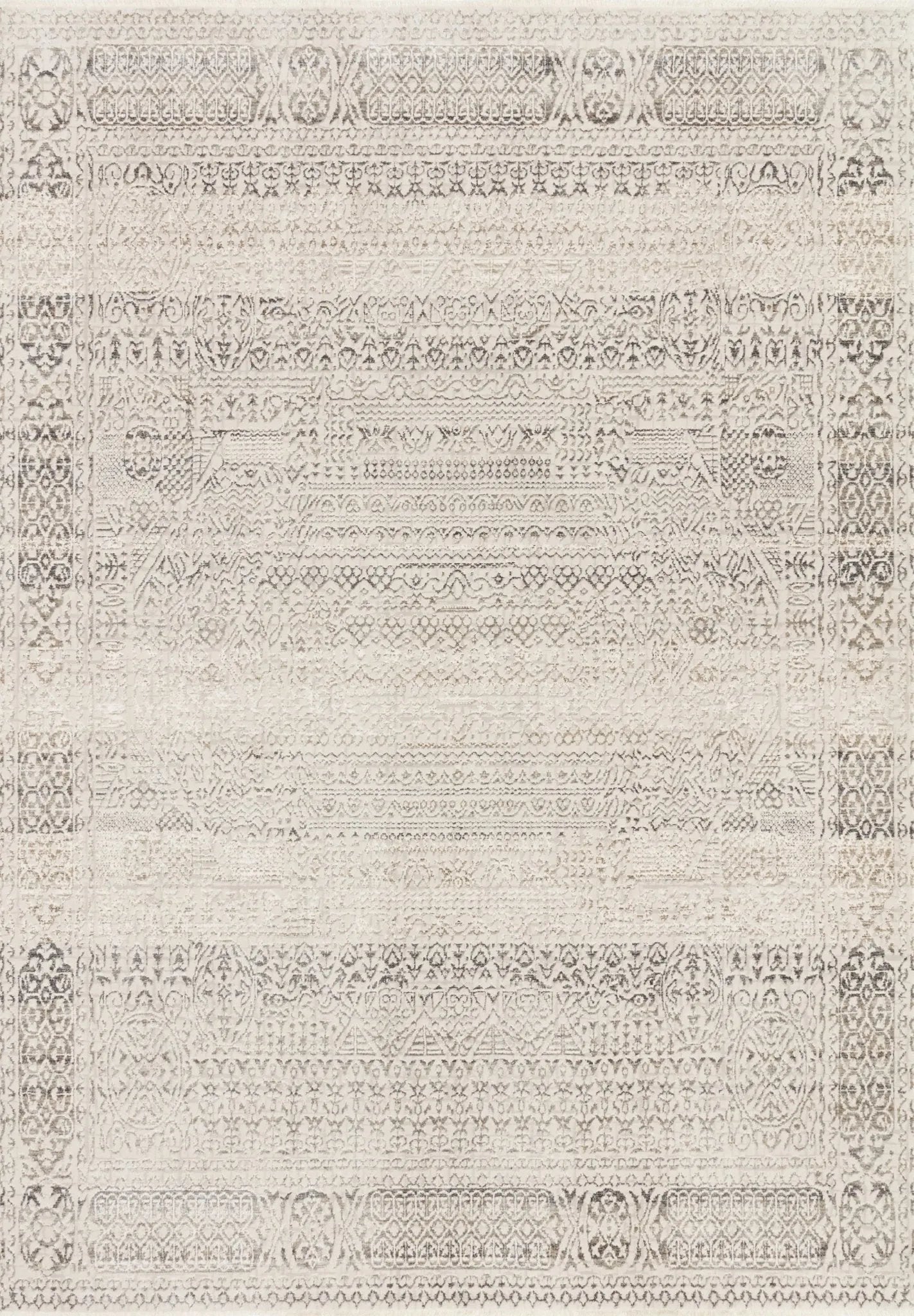 Homage HOM-05 Ivory / Silver Rug - Baconco