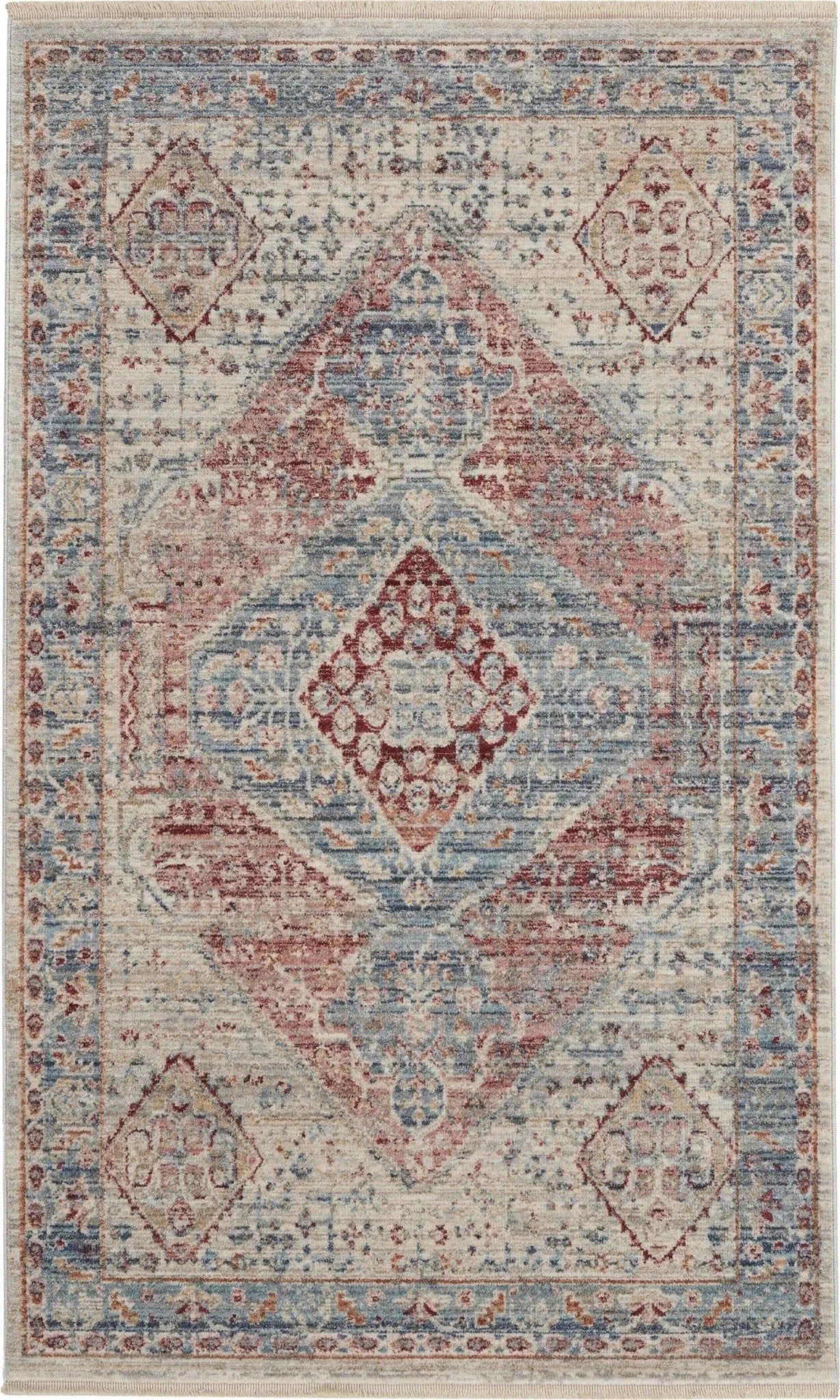 Homestead HMS03 Blue/Grey Rug - Baconco