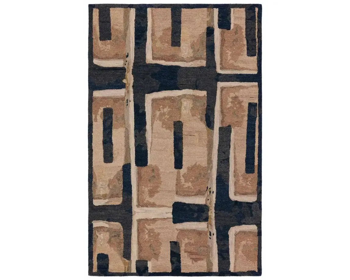 Honeycomb HNC03 Tan/Taupe Rug - Baconco