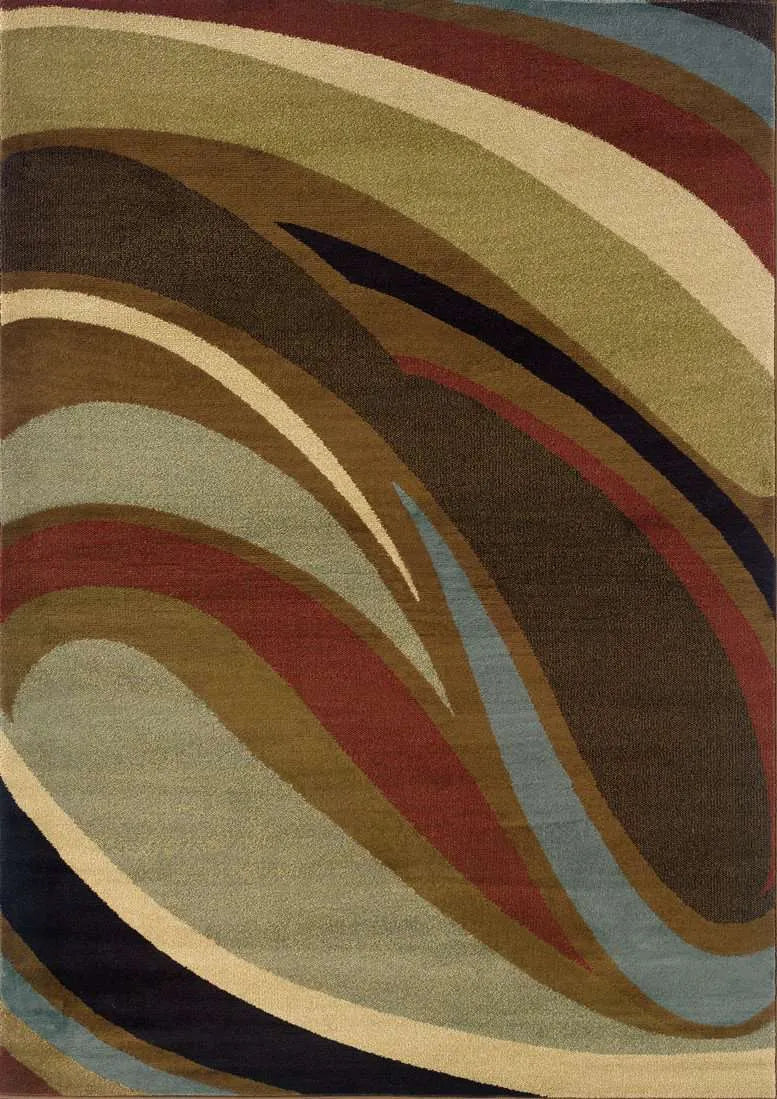 Hudson 2666F Brown/ Brown Rug - Baconco