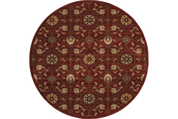 Hudson 3299A Red/ Brown Rug - Baconco