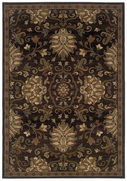 Hudson 42G Brown/ Beige Rug - Baconco