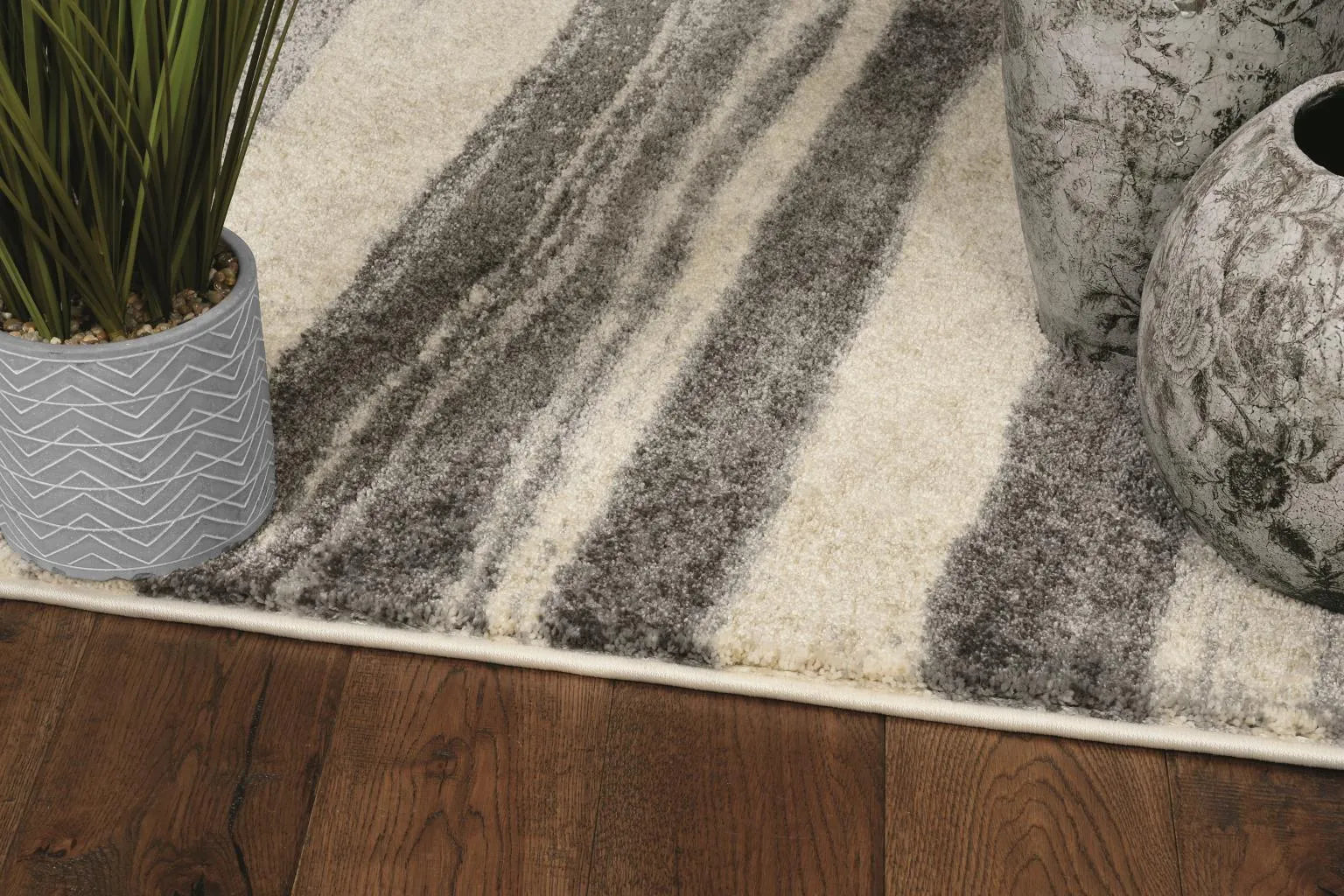 Hue 4717 Beige/Grey Landscapes Rug - Baconco