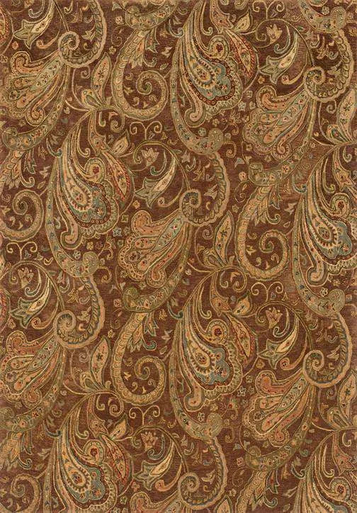 Huntley 19102 Brown/ Gold Rug - Baconco