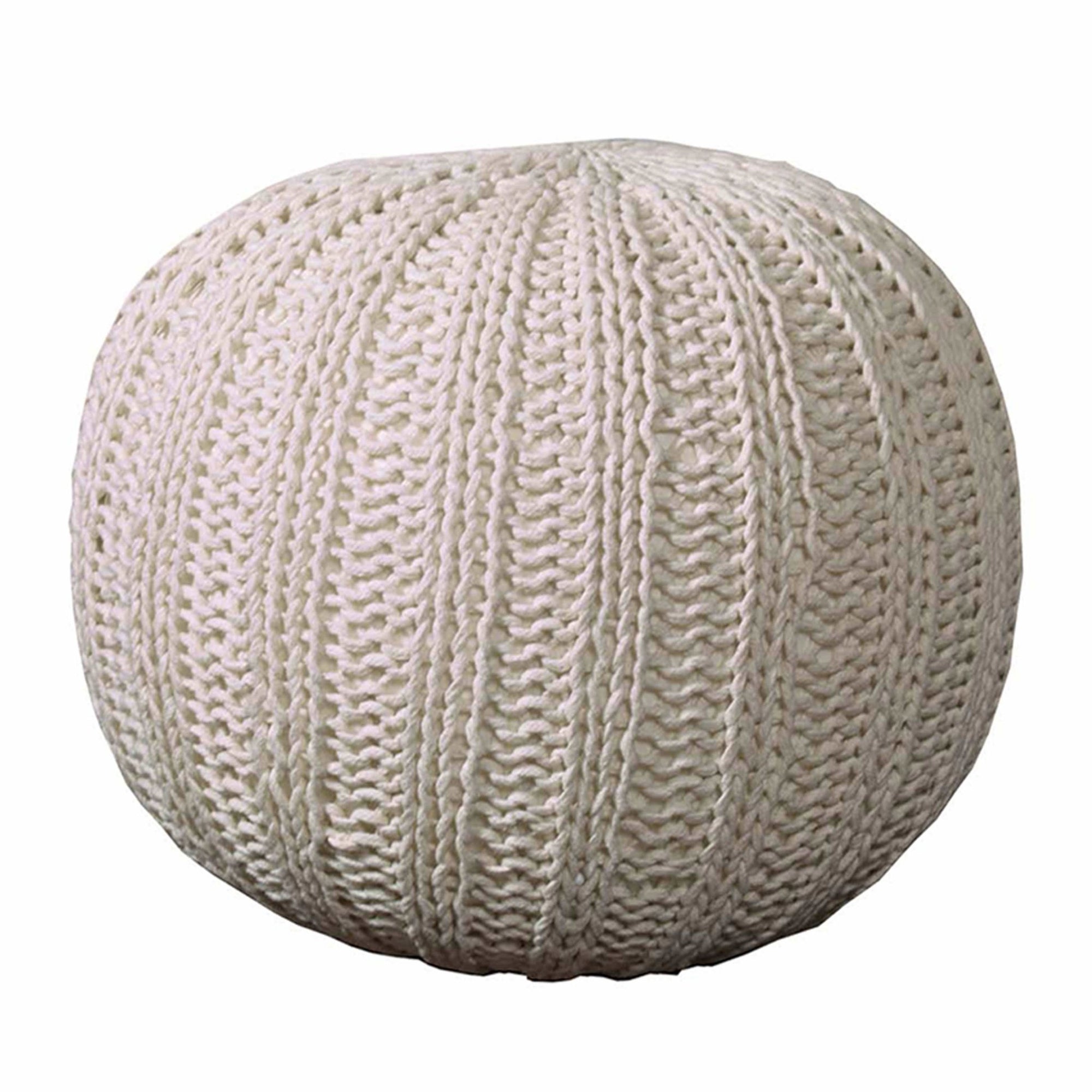 Hygge Knit LR08124 Pouf - Baconco