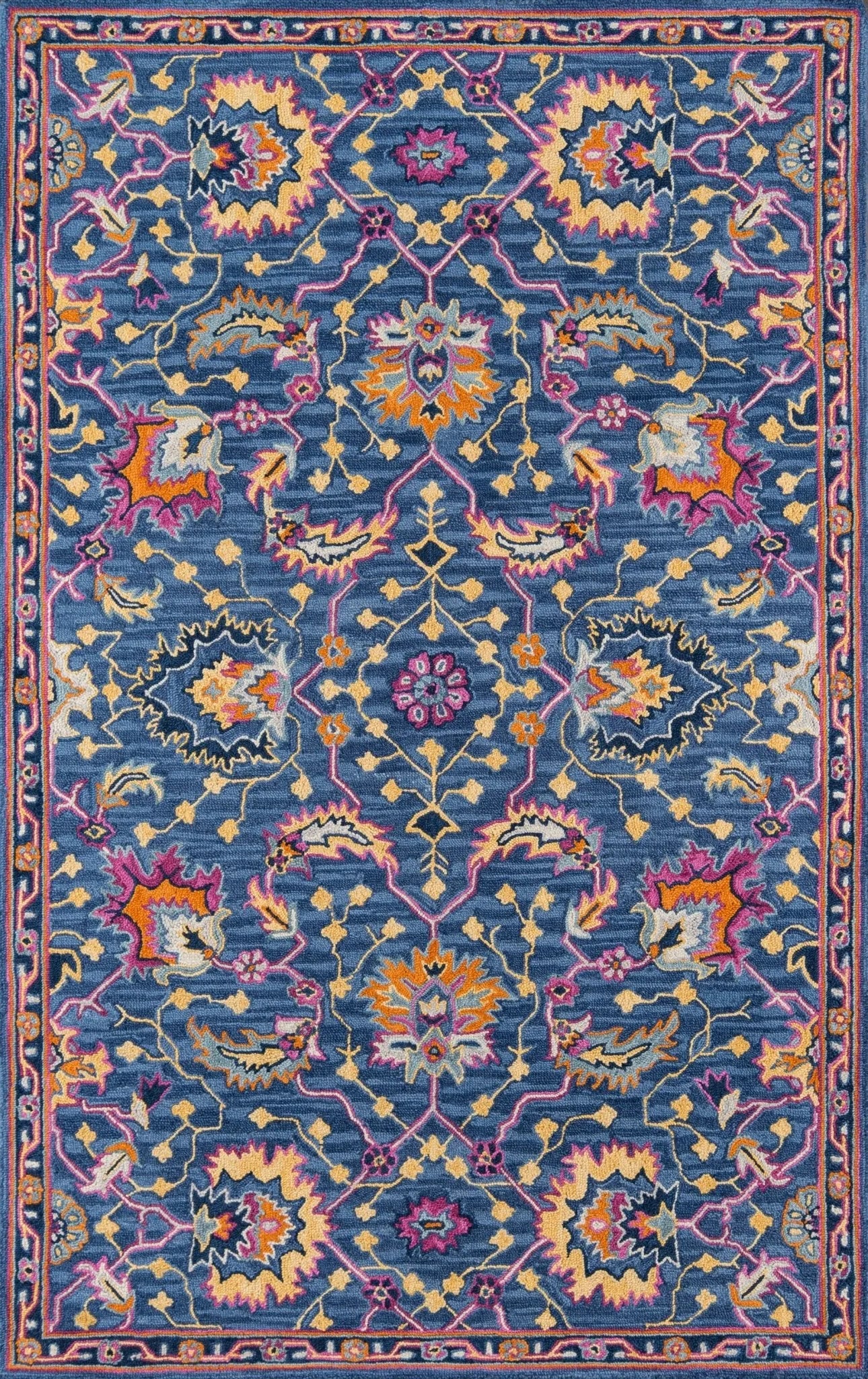 Ibiza IBI-3 Blue Rug - Baconco