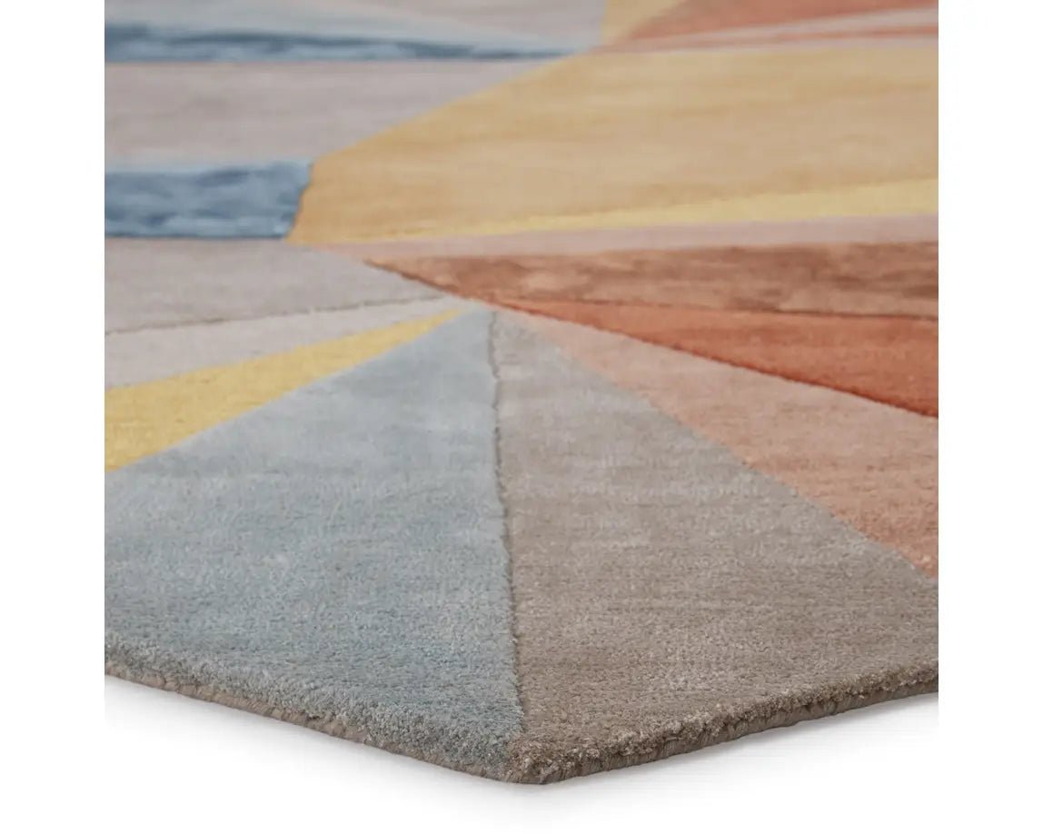 Iconic ICO01 Gold/Blue Rug - Baconco