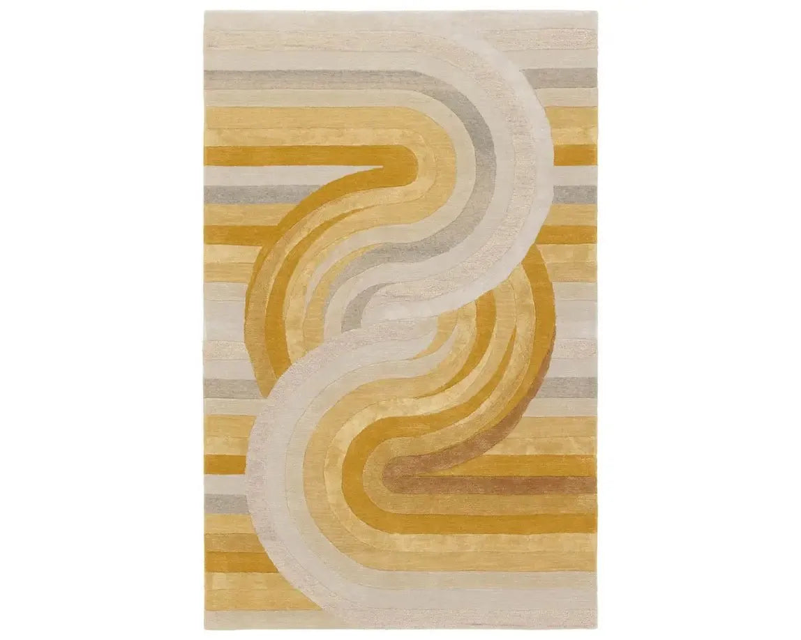 Iconic ICO13 Cream/Yellow Rug - Baconco