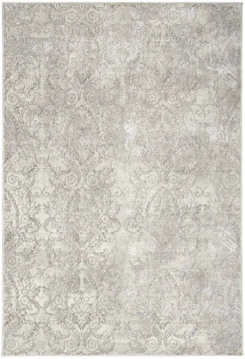 Iliana ILI01 Light Grey Area Rug - Baconco