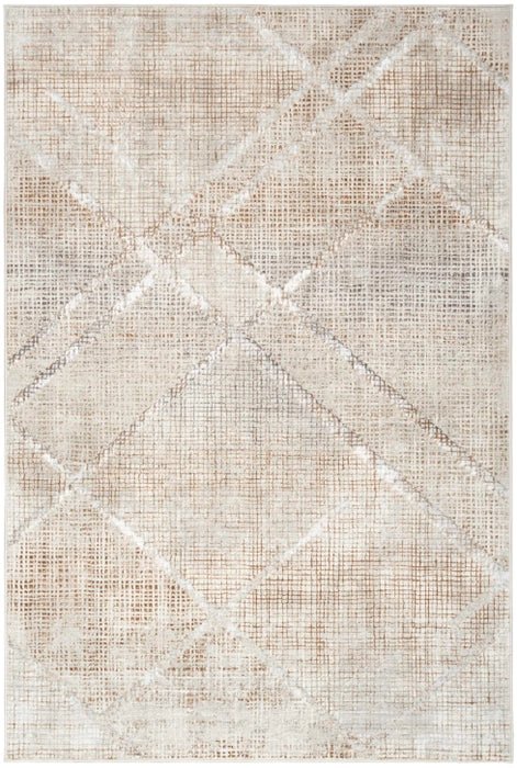 Iliana ILI03 Grey/Mocha Area Rug - Baconco