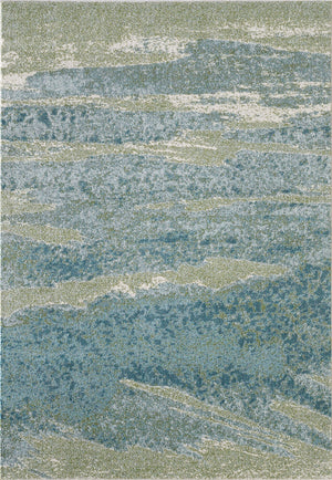 Illusions 6220 Mist Ocean Rugs - Baconco