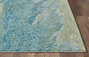 Illusions 6220 Mist Ocean Rugs - Baconco