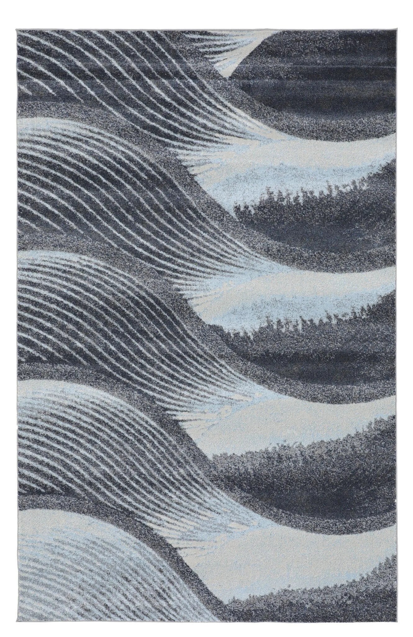 Illusions 6223 Breeze Grey/Blue Rugs - Baconco