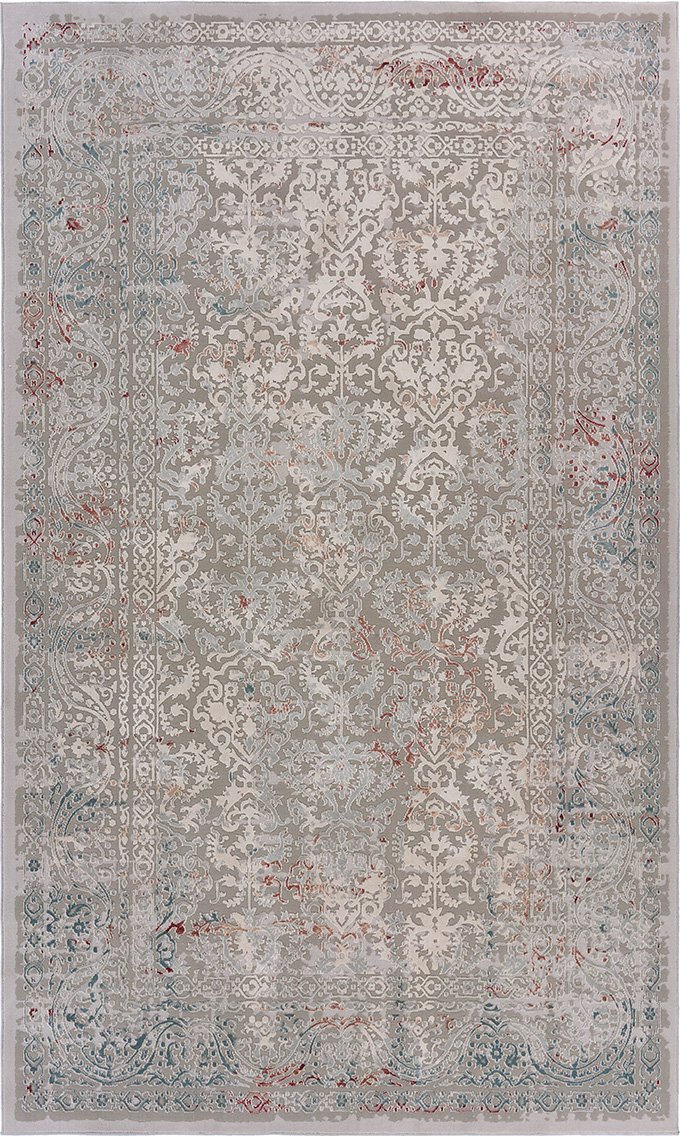 Imagine LR81515 Gray/Wine Rug - Baconco