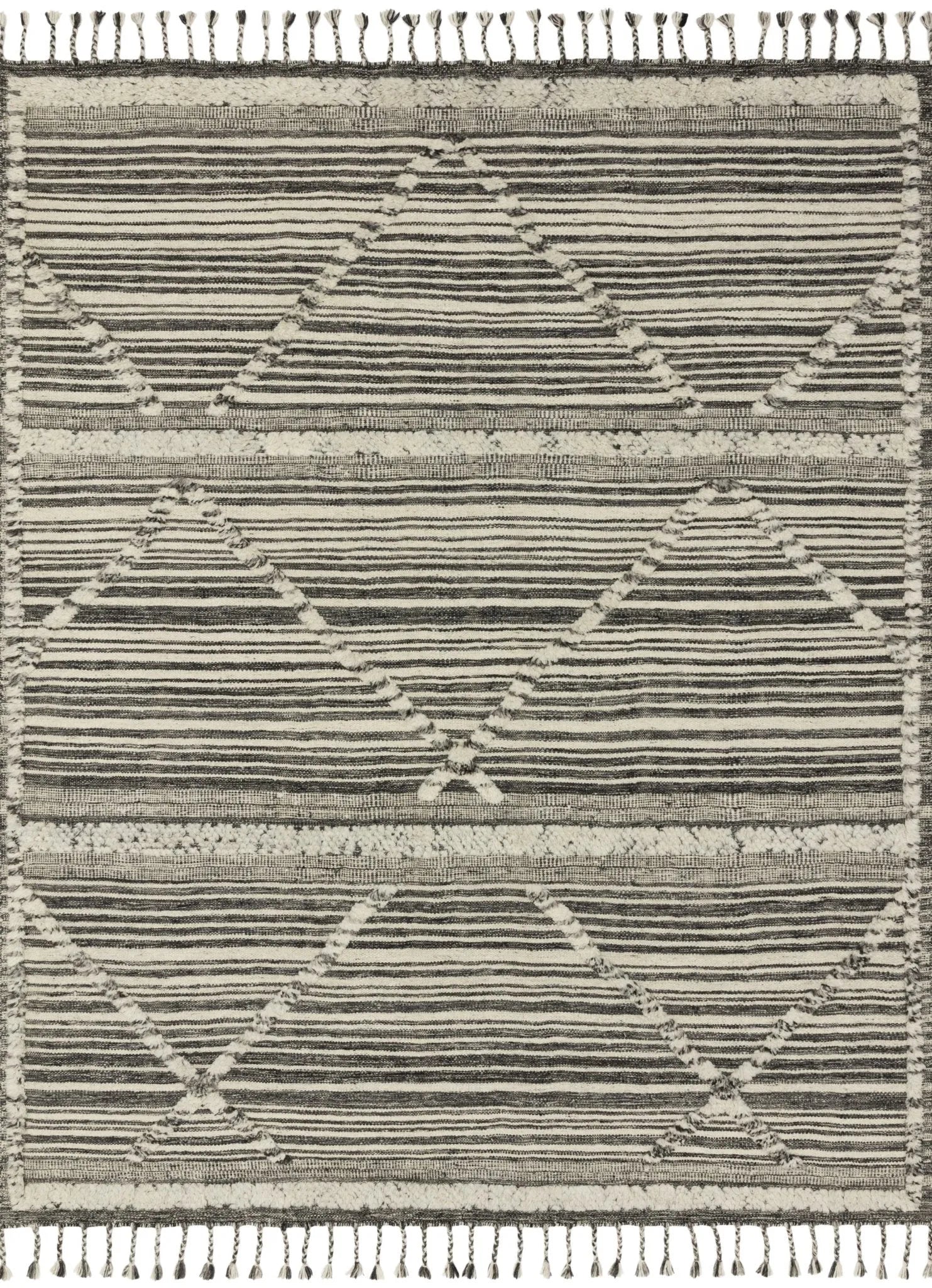 Iman Ima-01 Ivory/Charcoal Rug - Baconco