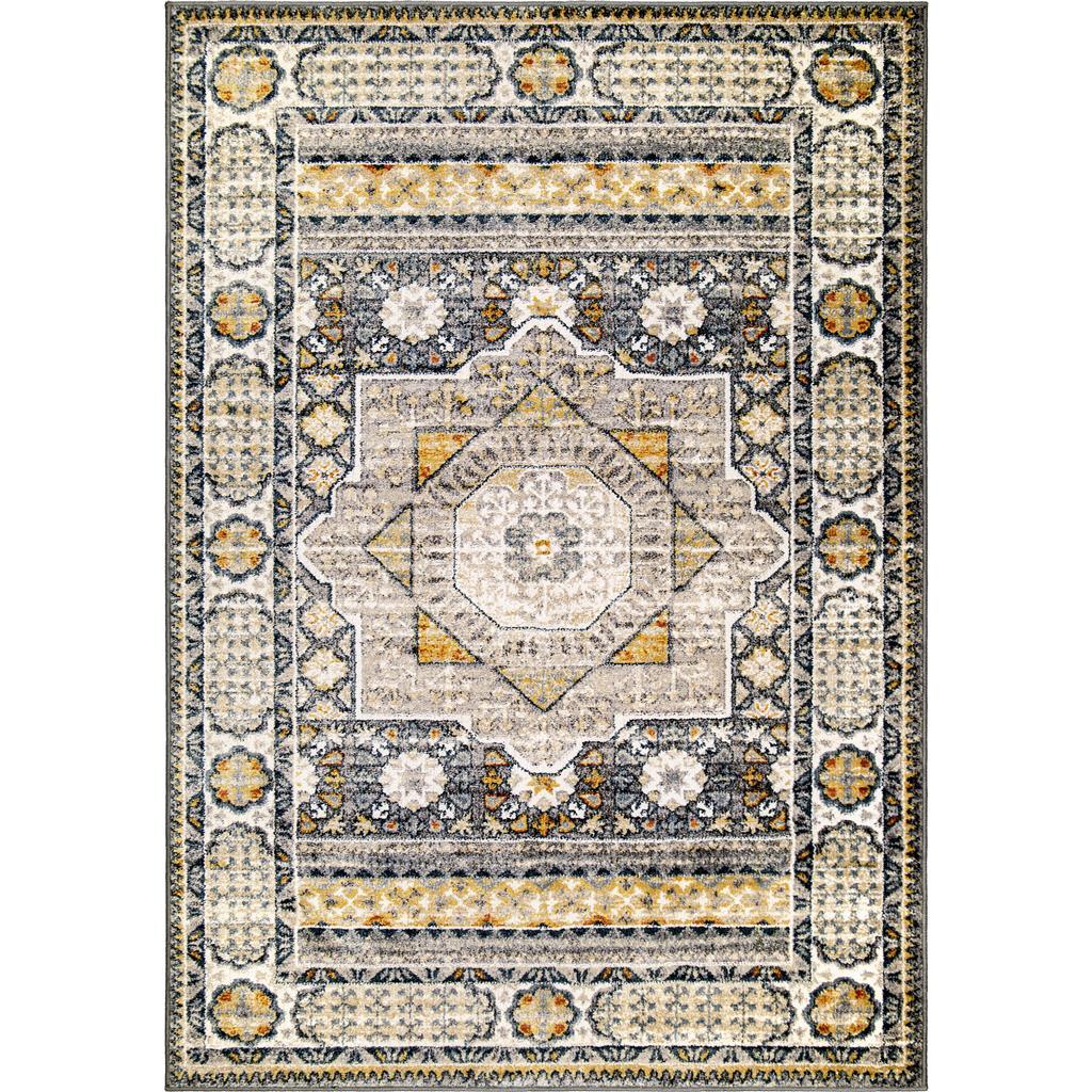 Imperial By Palmetto Living 9511 Lagos Distressed Grey Rugs - Baconco