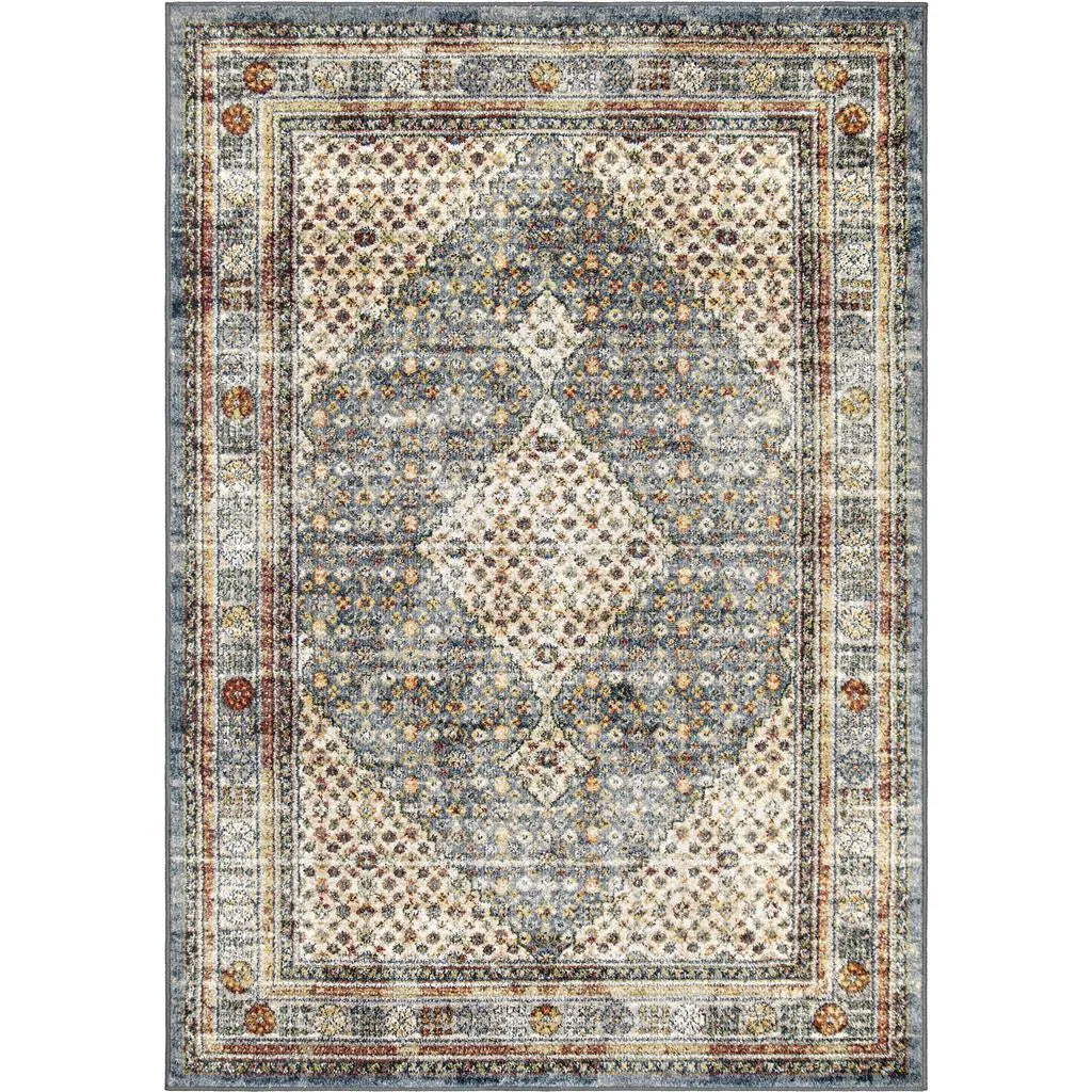 Imperial By Palmetto Living 9514 Excalibur Distressed Blue Rugs - Baconco