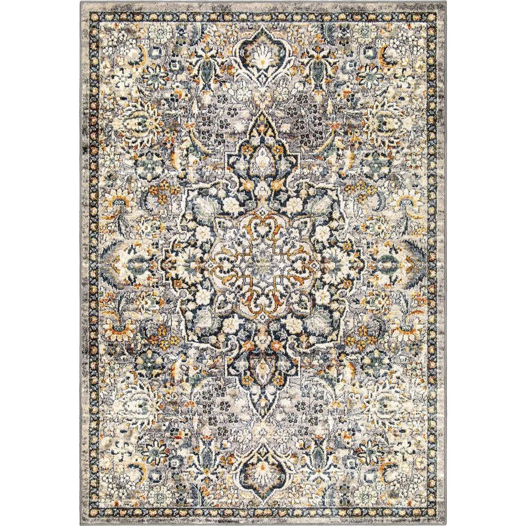 Imperial By Palmetto Living 9515 Faremen Distressed Grey Rugs - Baconco