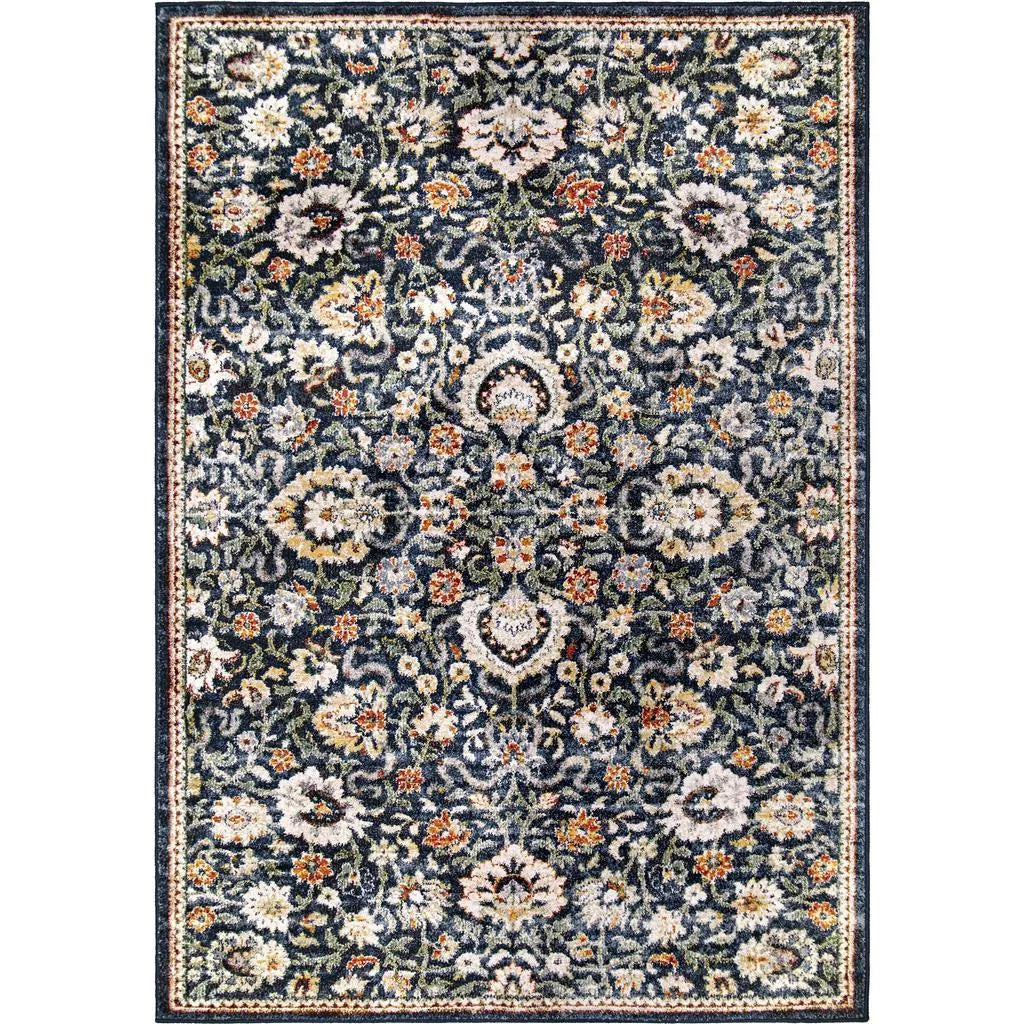 Imperial By Palmetto Living 9516 Tennyson Distressed Navy Rugs - Baconco