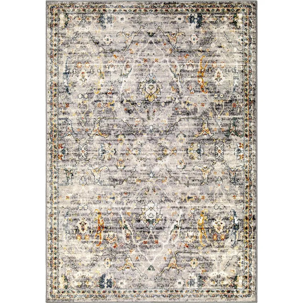 Imperial By Palmetto Living 9518 Ankara Field Distressed Grey Rugs - Baconco