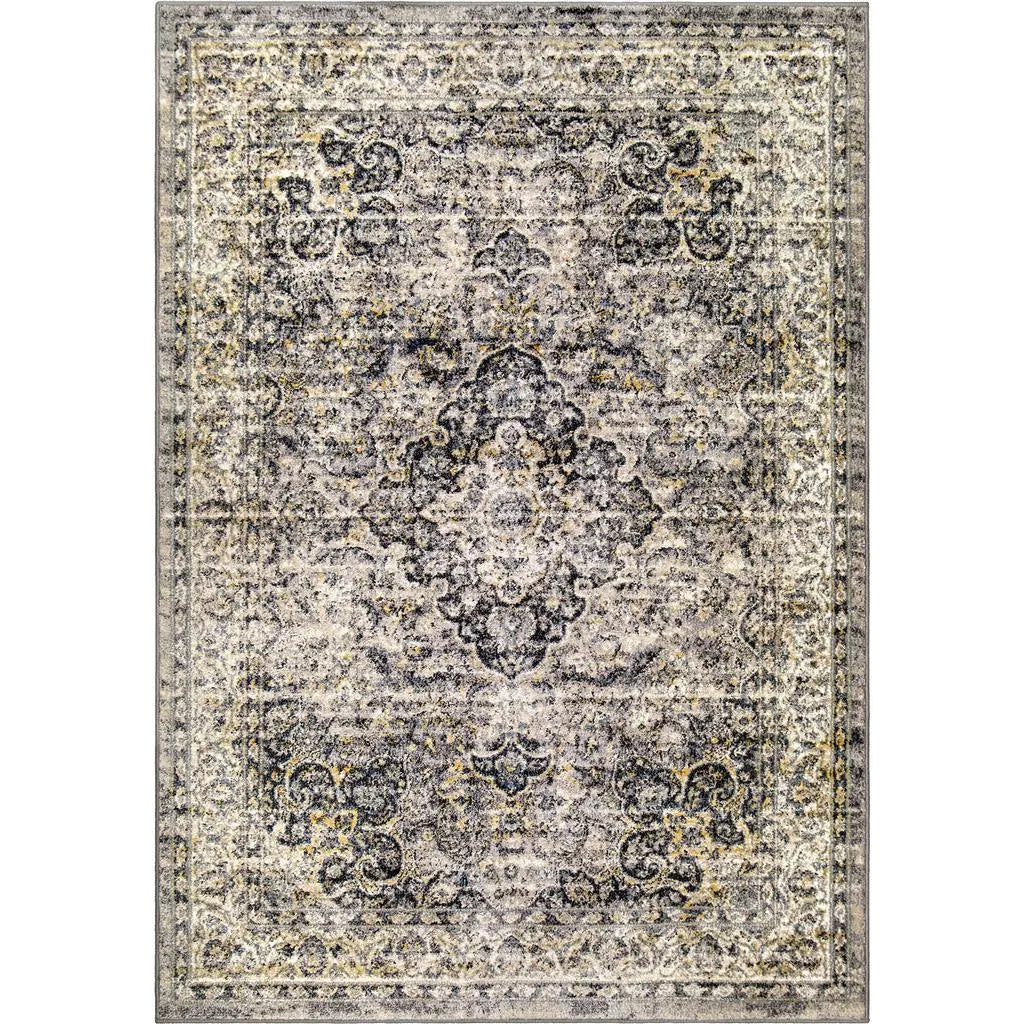 Imperial By Palmetto Living 9519 Kelly Distressed Grey Rug - Baconco