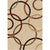 Impressions Shag 3706 Circle Design Bisque Rug - Baconco