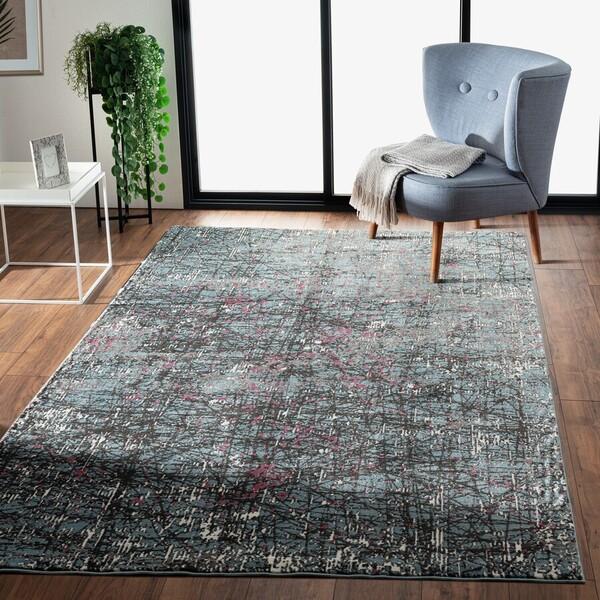 Impulse Lr81854 Blue/Pink Rug - Baconco